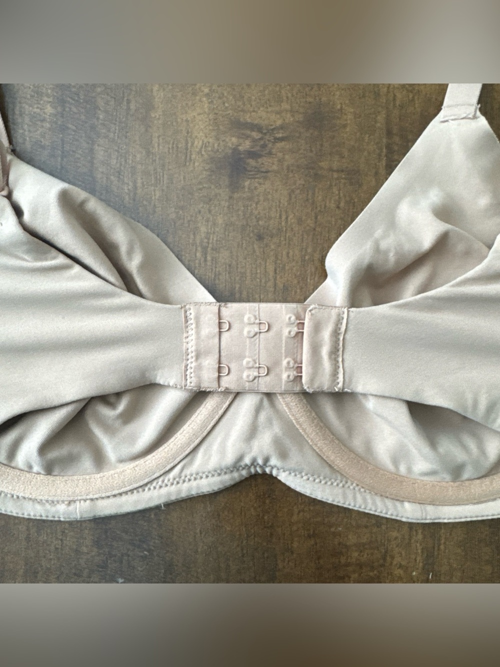 Skims Underwire Unlined Bra Tan 32DDDD Adjustable Strap Back Close Smooth Edge - Picture 5 of 7
